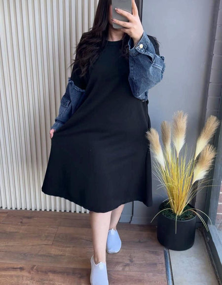 Robe en jean vintage pour femme