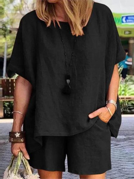 Ensemble de shorts de détente pour femme ref 2050