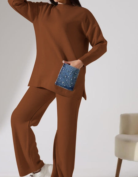 ensemble deux pièces poche jeans