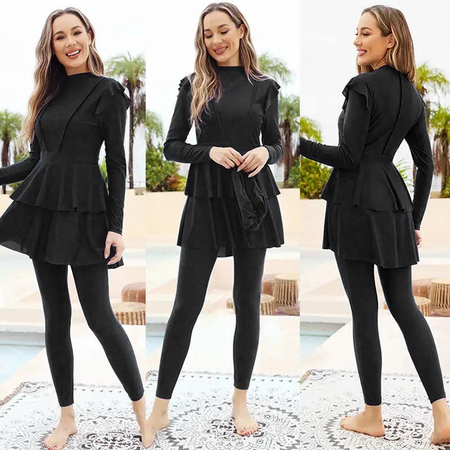 Burkini 4 pièces : Un look moderne