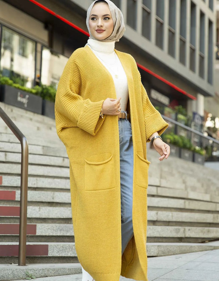 Cardigan long tricoté femme Maroc