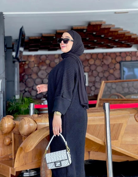 Cardigan Noir réf 008