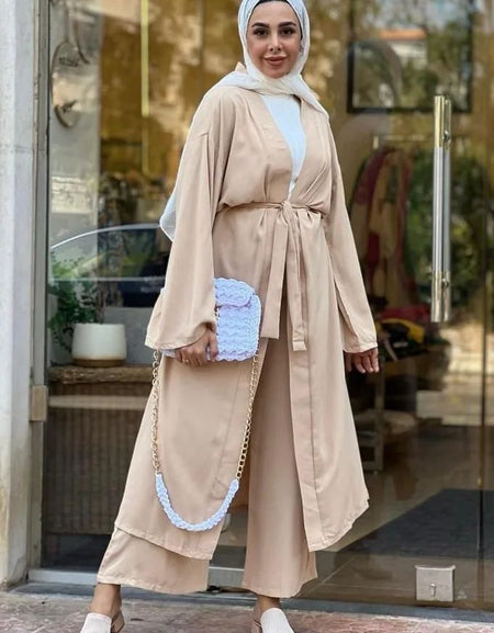 ensemble femme cardigan avec pantalon