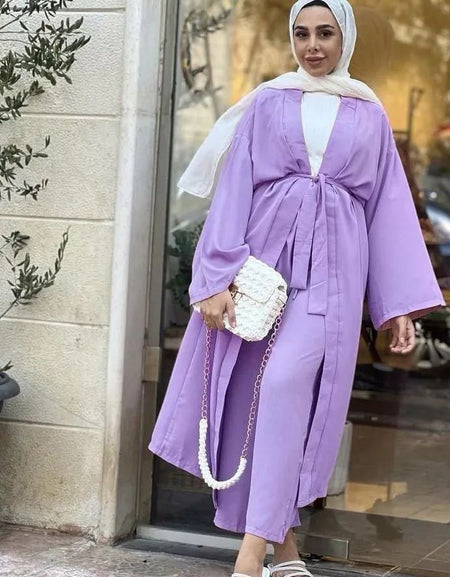 ensemble femme cardigan avec pantalon