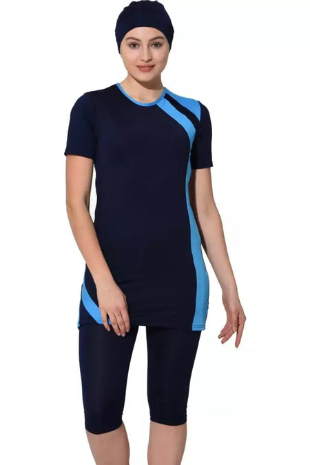 Maillot de Bain demi manche 3 pièces
