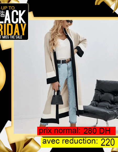 Cardigan LONG ref BF#011