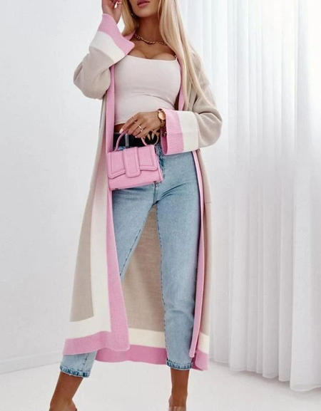 Cardigan LONG  réf 7855