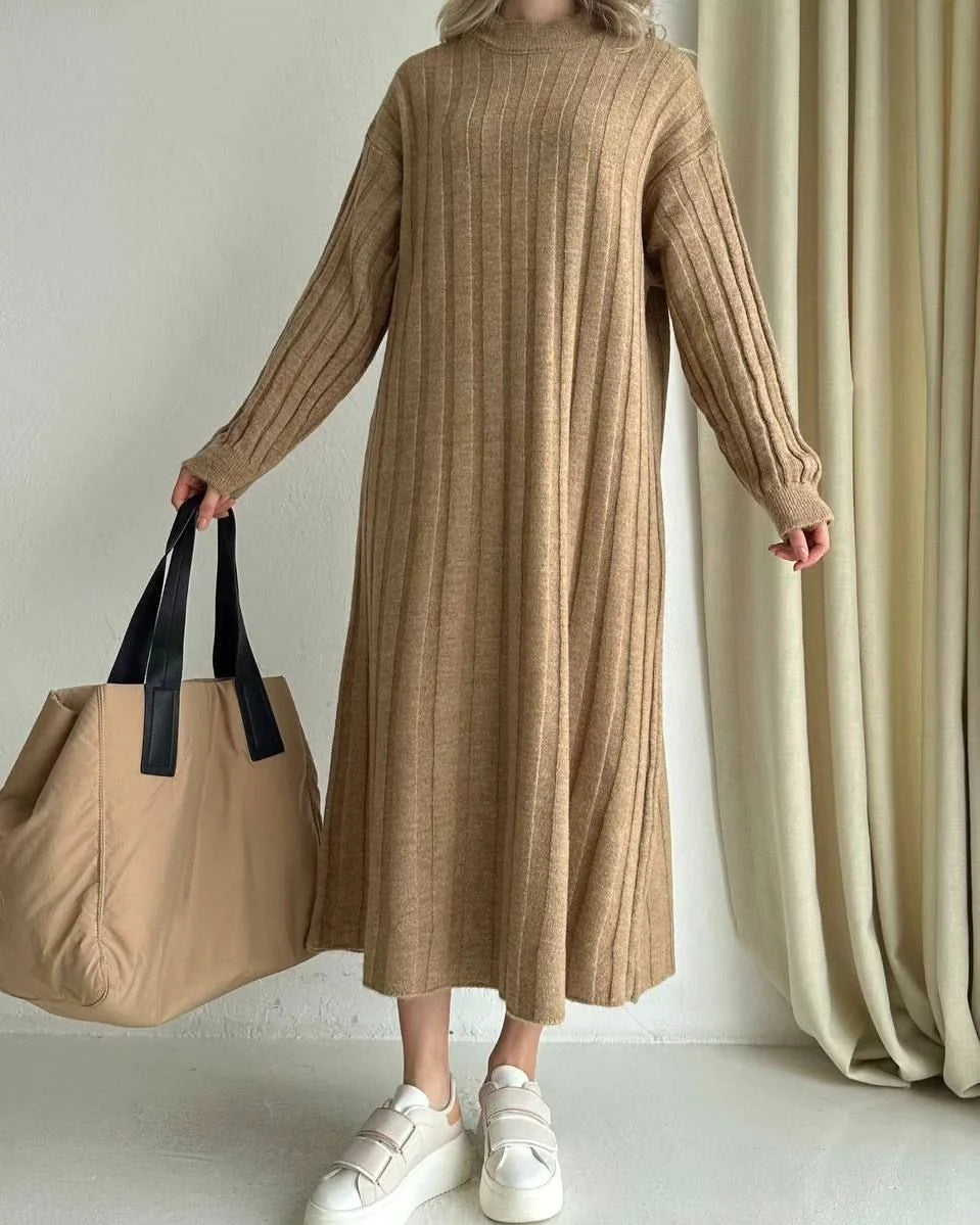 Robe longue en tricot top