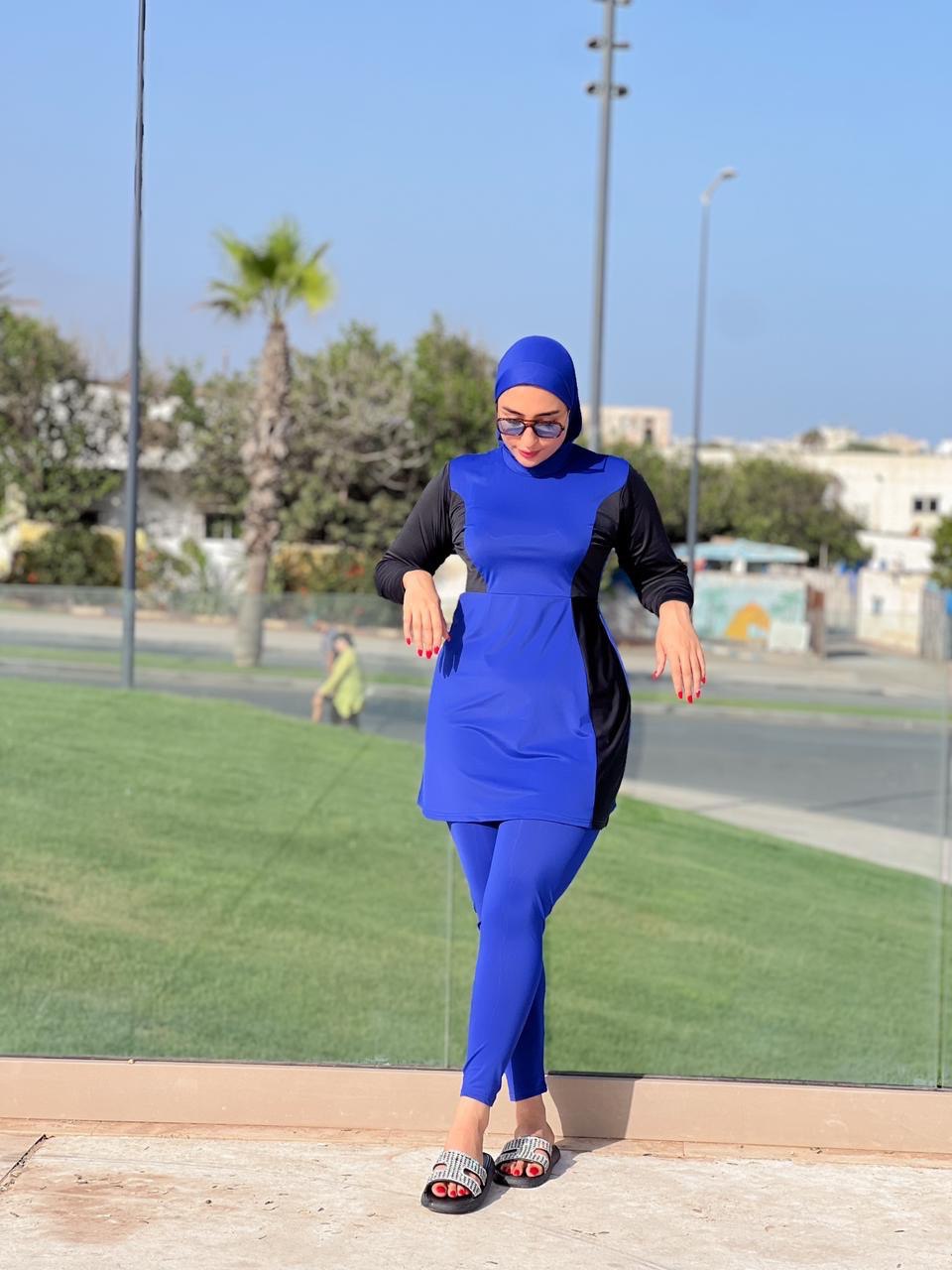 Burkini 3 pièces  – Chic & Minimaliste pour un Été Actif