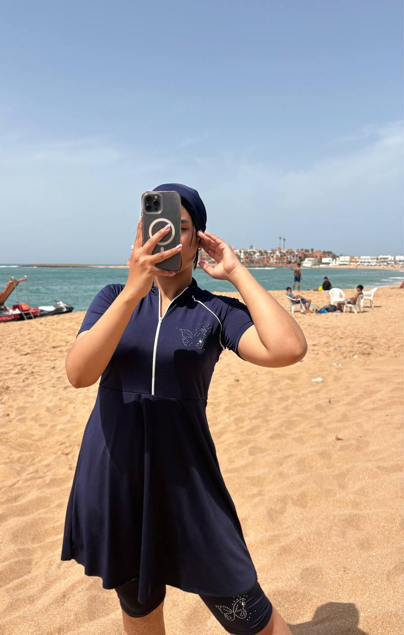 burkini demi manche 3 pièces