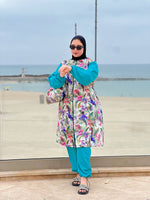Burkini Grande Taille Imprimé Tropical – Du XL au 6XL
