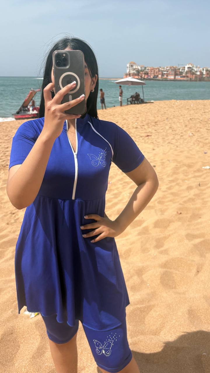 burkini demi manche 3 pièces