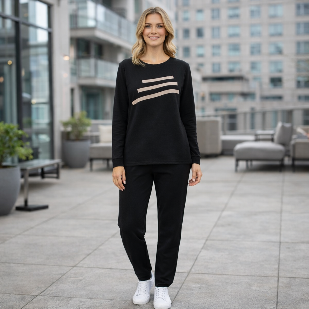 Ensemble Femme Noir Confort Chic –  | Montonie Doux