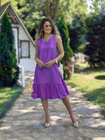 Mi-Robe Sans Manche Chic et Confortable