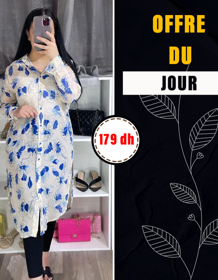 chemise longue femme REF B006