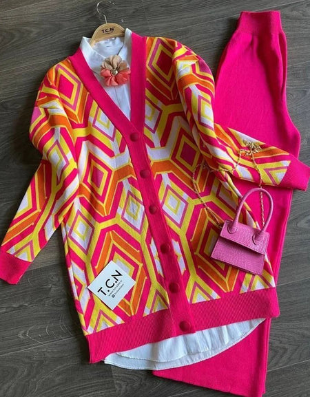 ensemble deux pièces fuchsia ref 9966