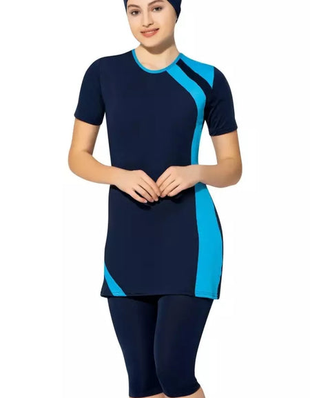 Maillot de Bain demi manche 3 pièces