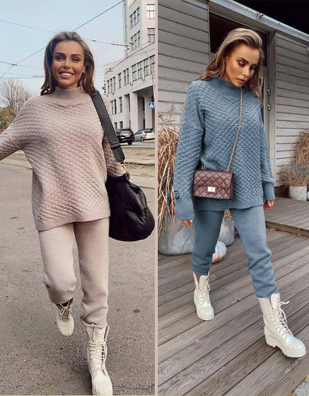 Ensemble tricoté 2 pièces